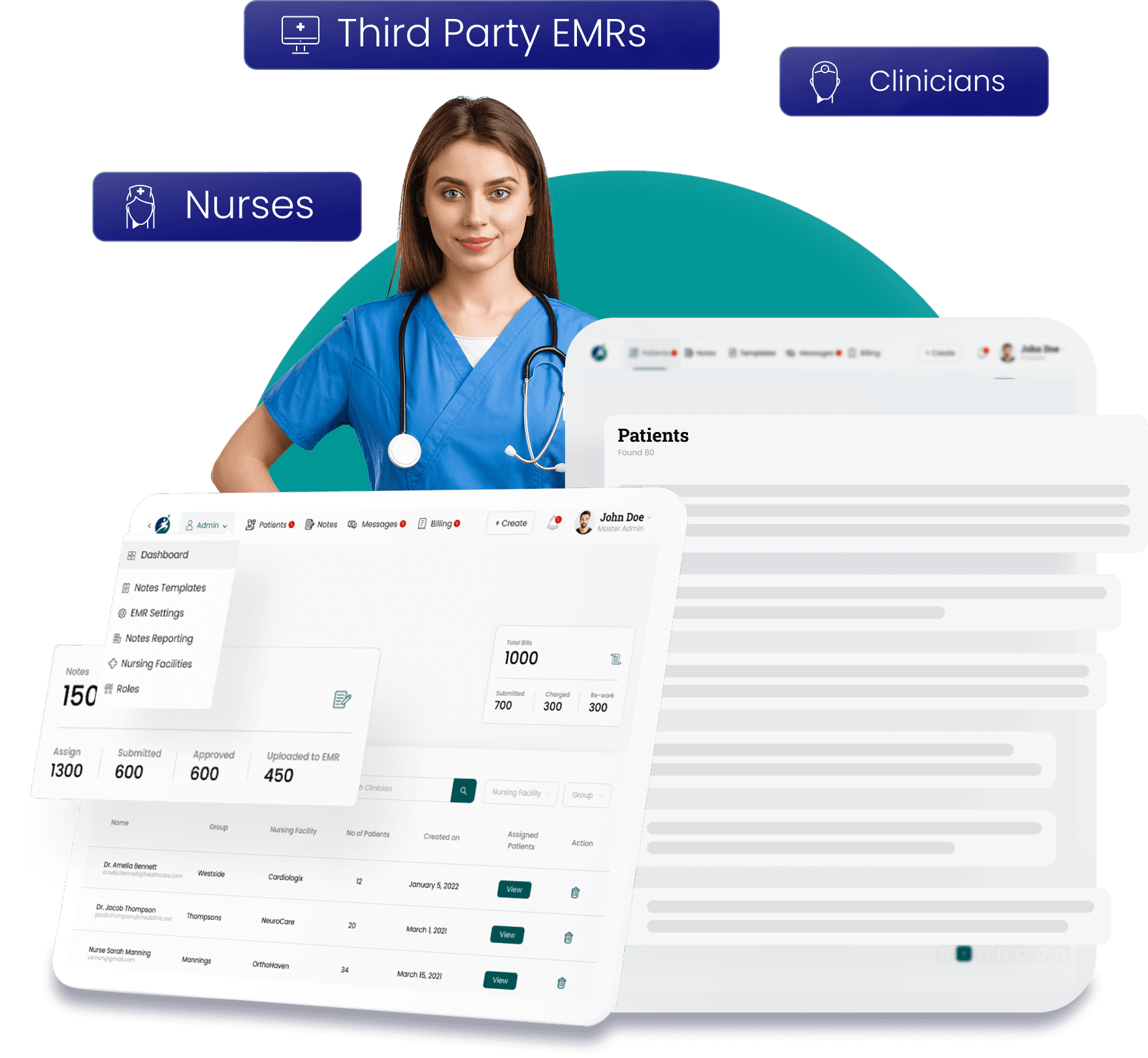 EMR Platform for Crehab screenshot 1