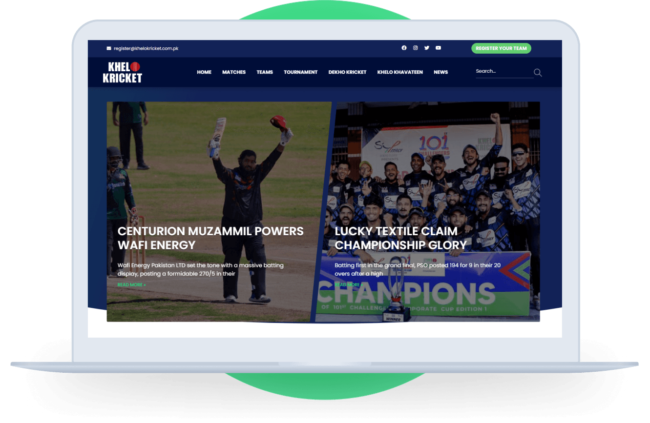 Social Hub for the Cricket Players screenshot 2