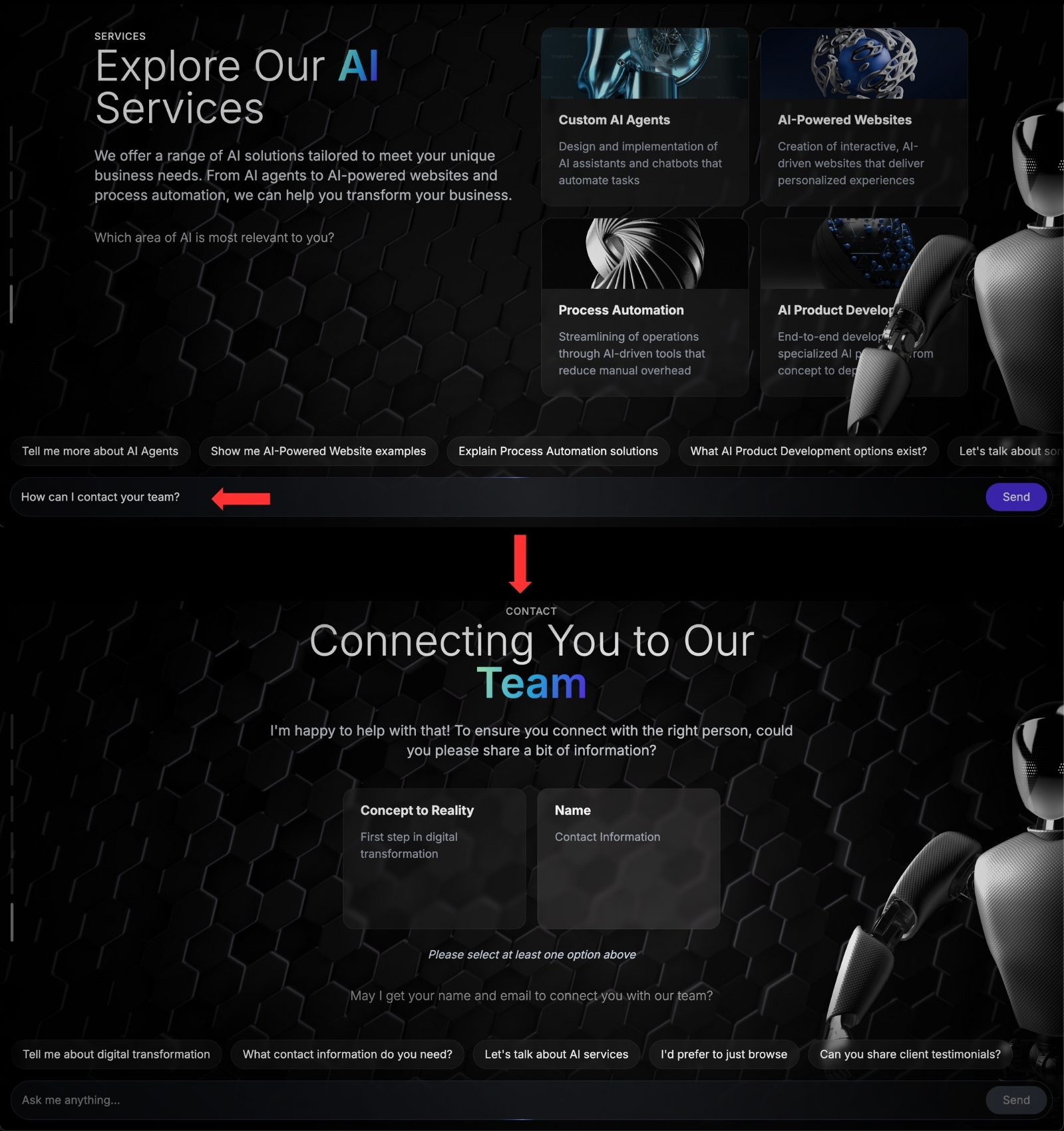 Smart Website Example 1